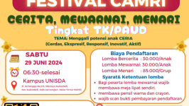 FESTIVAL CAMRI PIAUD UNISDA TAHUN 2024