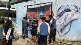 Tim KKN-Tematik Unisda Rancang Denah Wisata Digital Kreatif di Desa Sendangagung