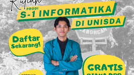 Flayer Prodi Informatika Unisda Lamongan